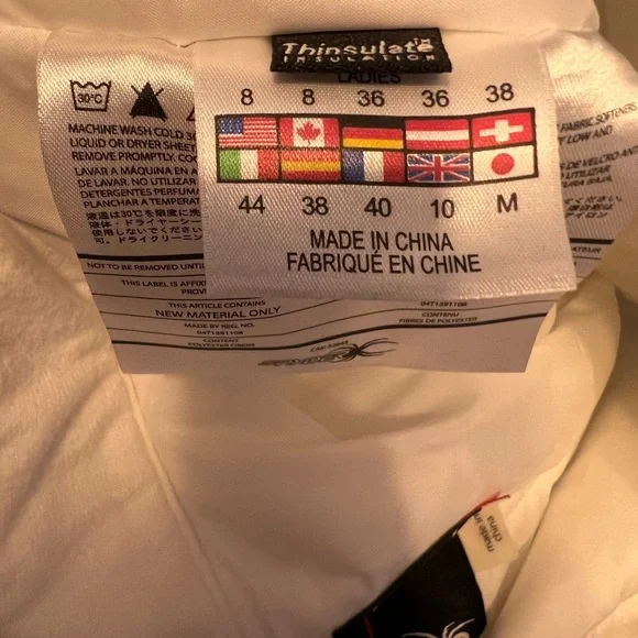 Spyder Women's White Ski/Snow Pants - Picture 5 of 6